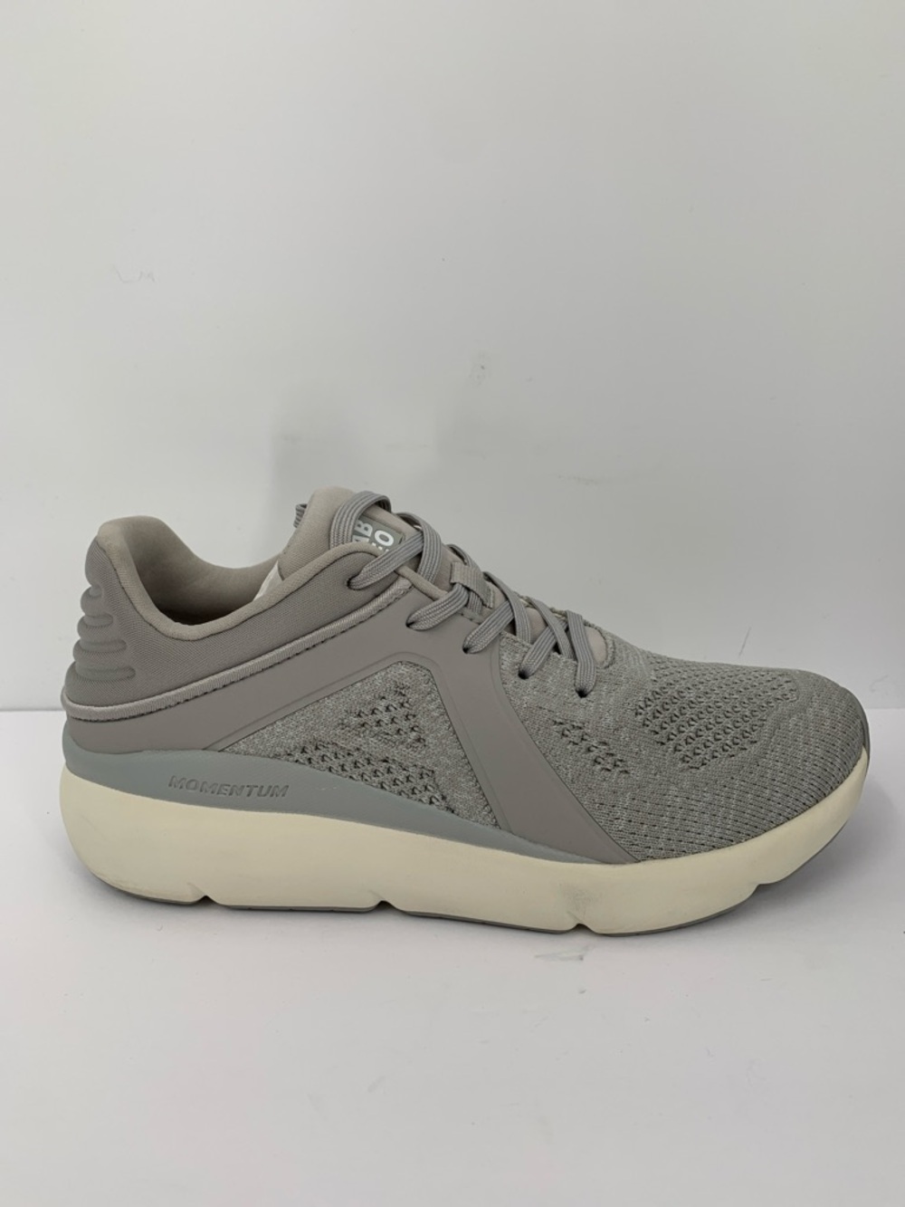 ABEO Momentum MXV Shift comfort sneaker walking shoe gray tie lace mesh women 8